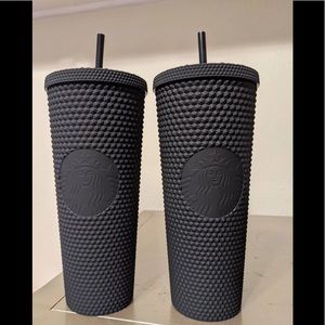 2021 Starbucks Matte Black Studded Tumbler